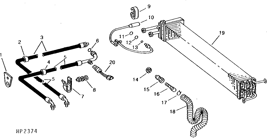 EVAPORATOR/HEATER CORE AND AIR CONDITIONER LINES
