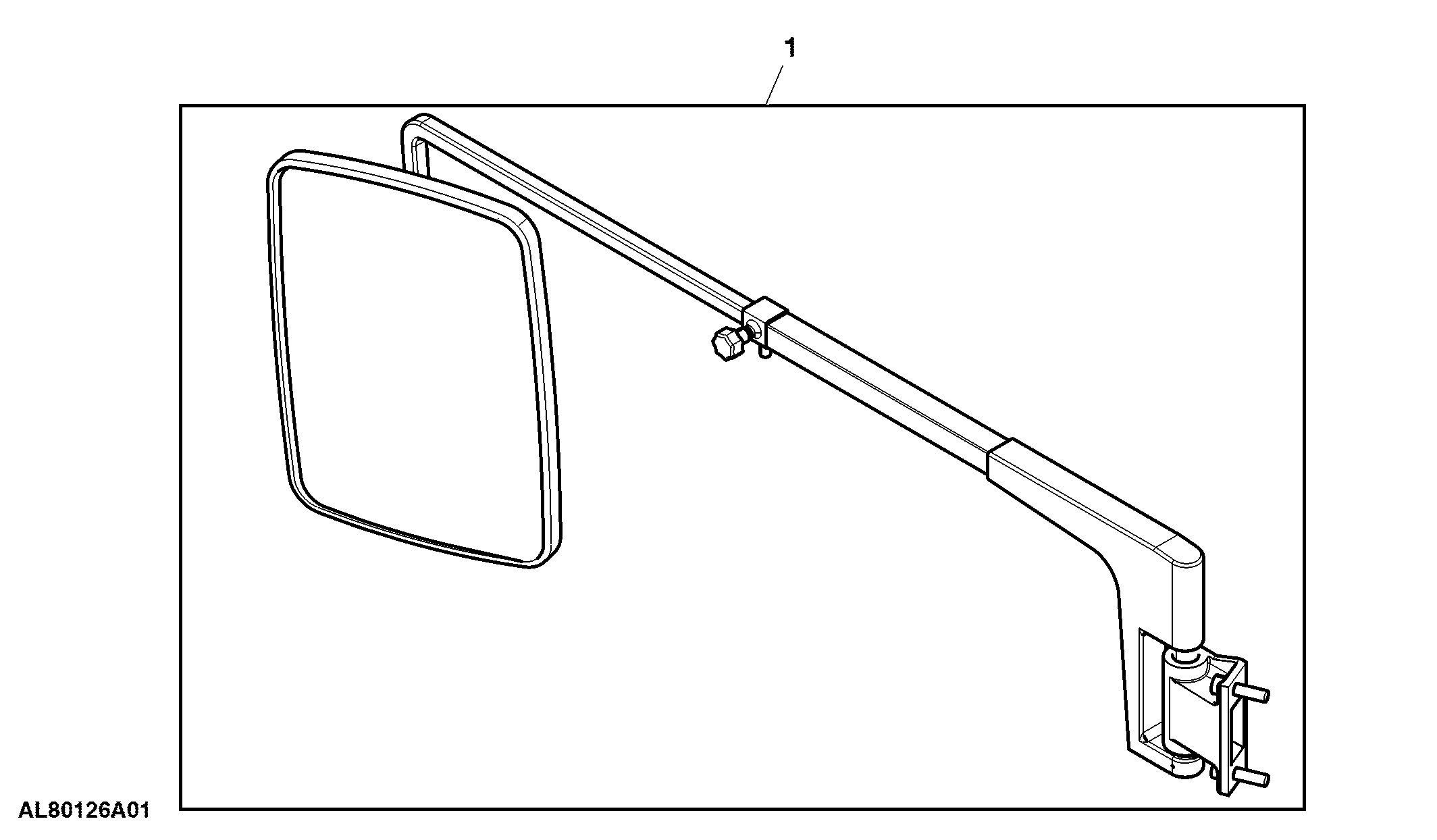 Attachment, Rear View Mirror, LH