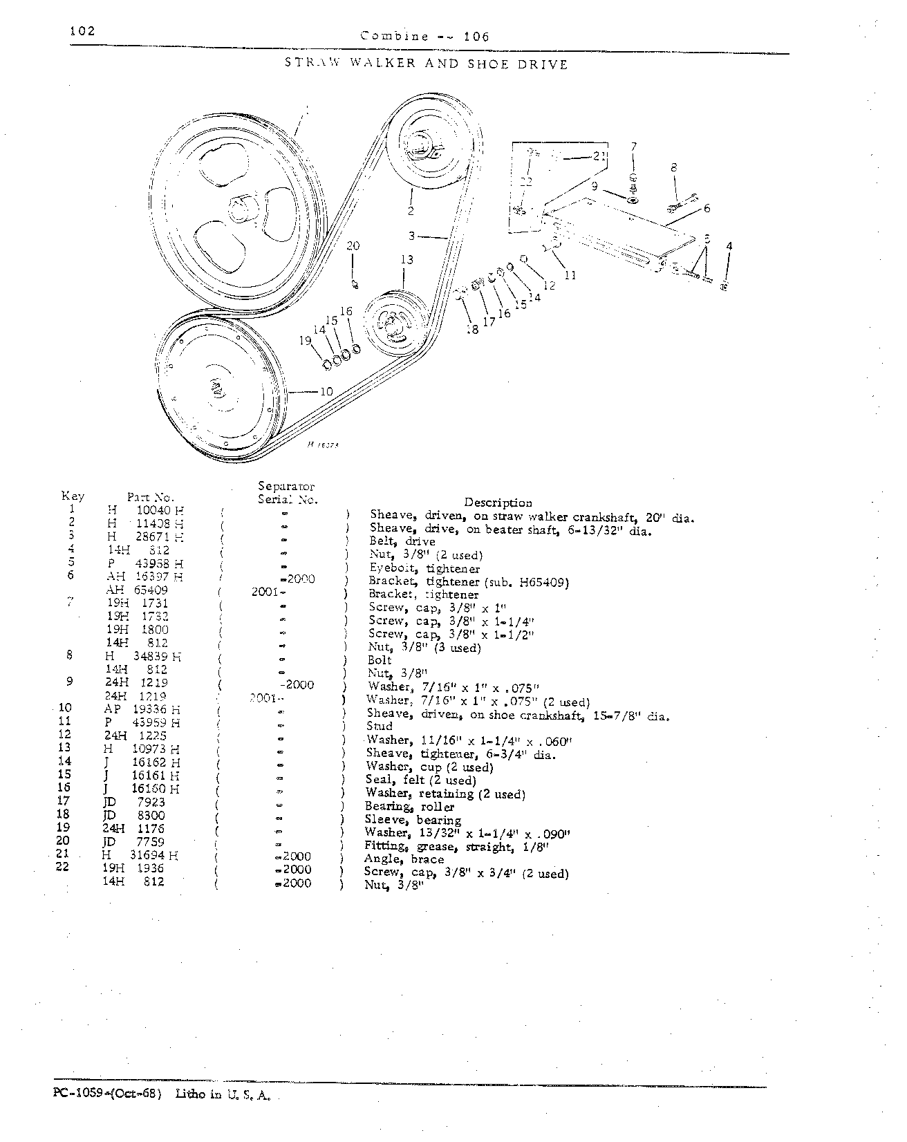 Drives and Separator Shields (Continued)