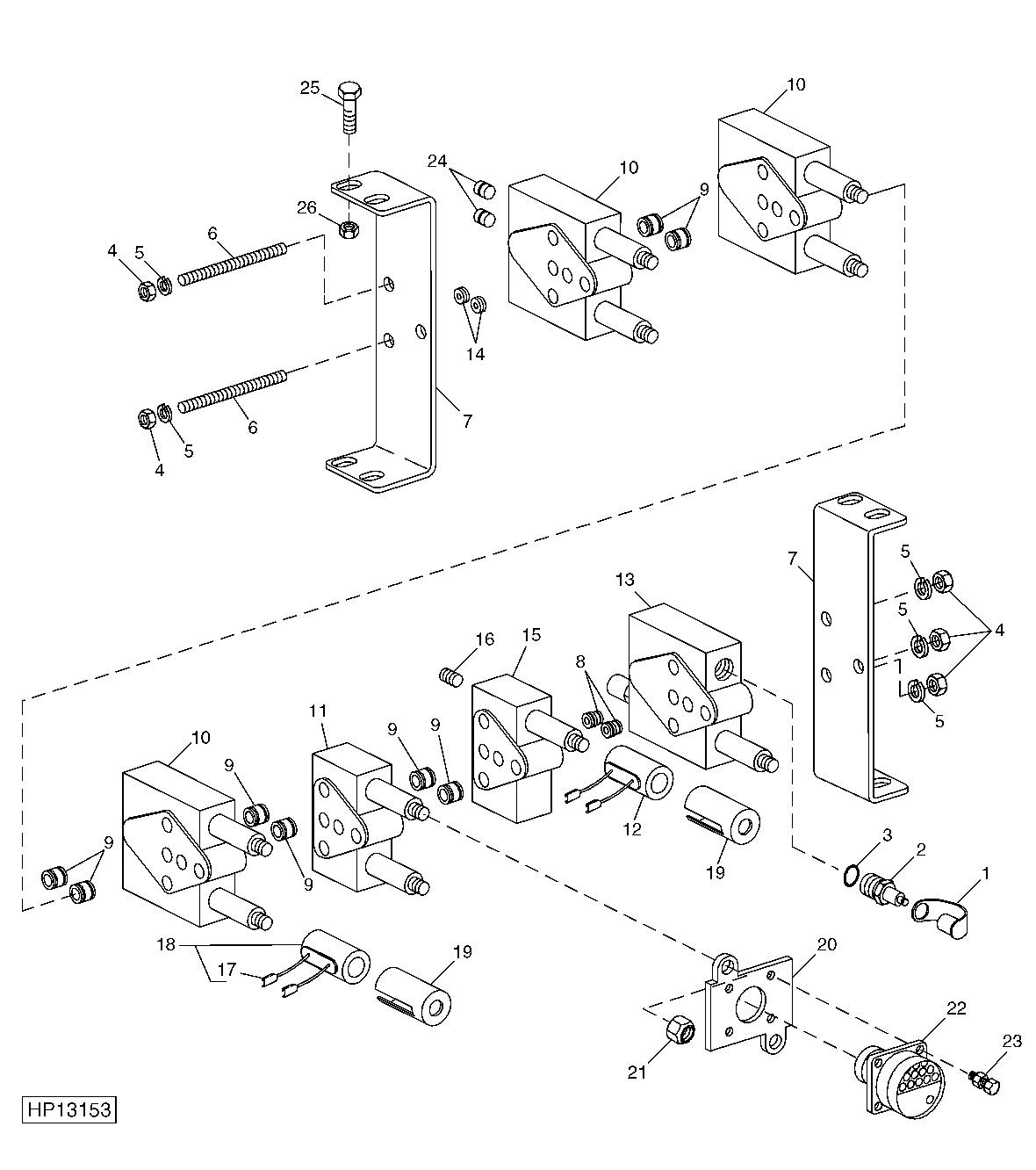 Six Stack Solenoid Control Valve Module Assembly And Mounting ( - 715300)