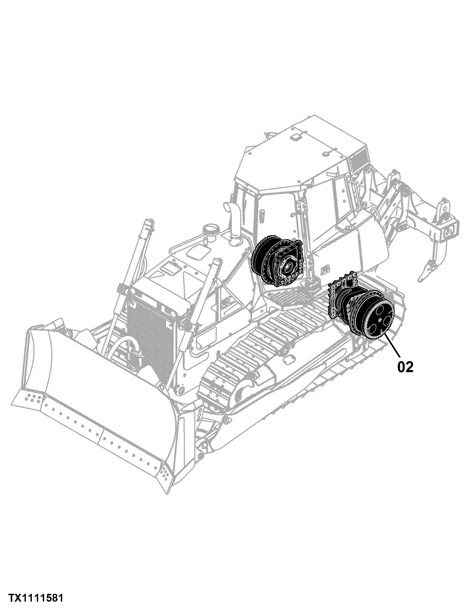 850K Crawler Dozer (PIN: 1T0850KX_ _E178122 - 271265)