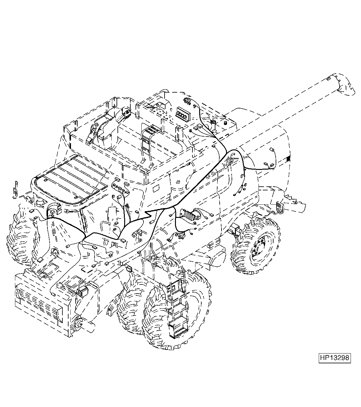 L.H. MAIN WIRING HARNESS - REFERENCE