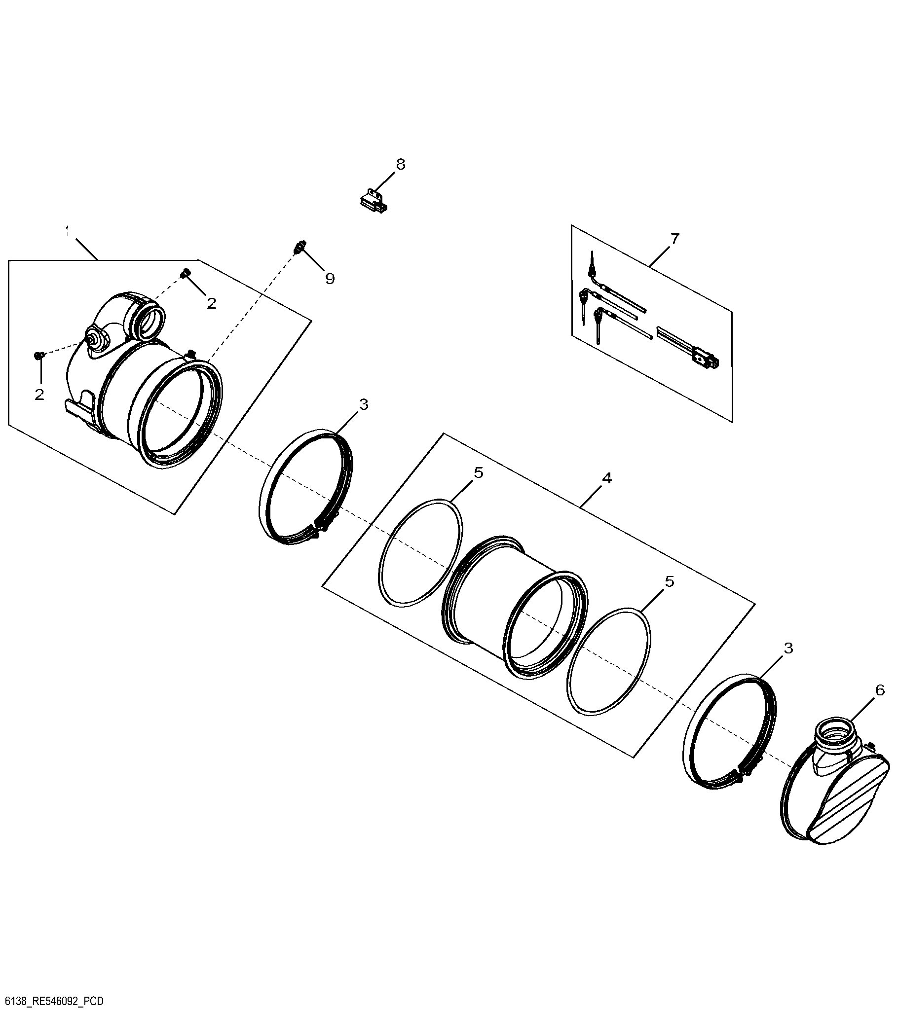 6138 Exhaust Filter / Diesel Particulate Filter