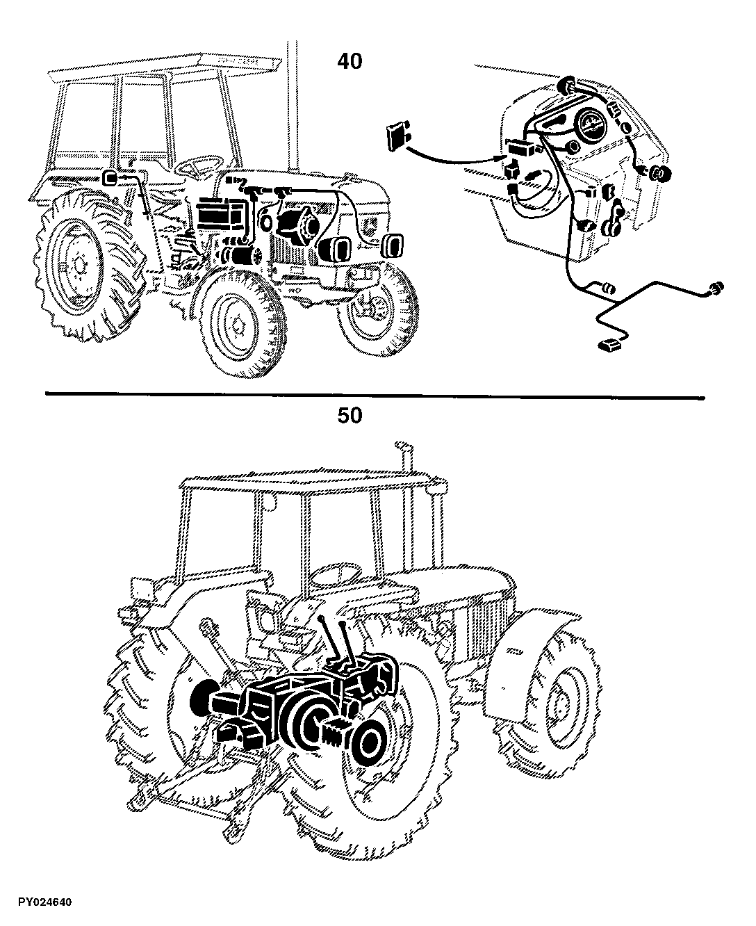 2250, 2450, 2650 Tractors (Collar Shift Transmission) (Europe Edition)