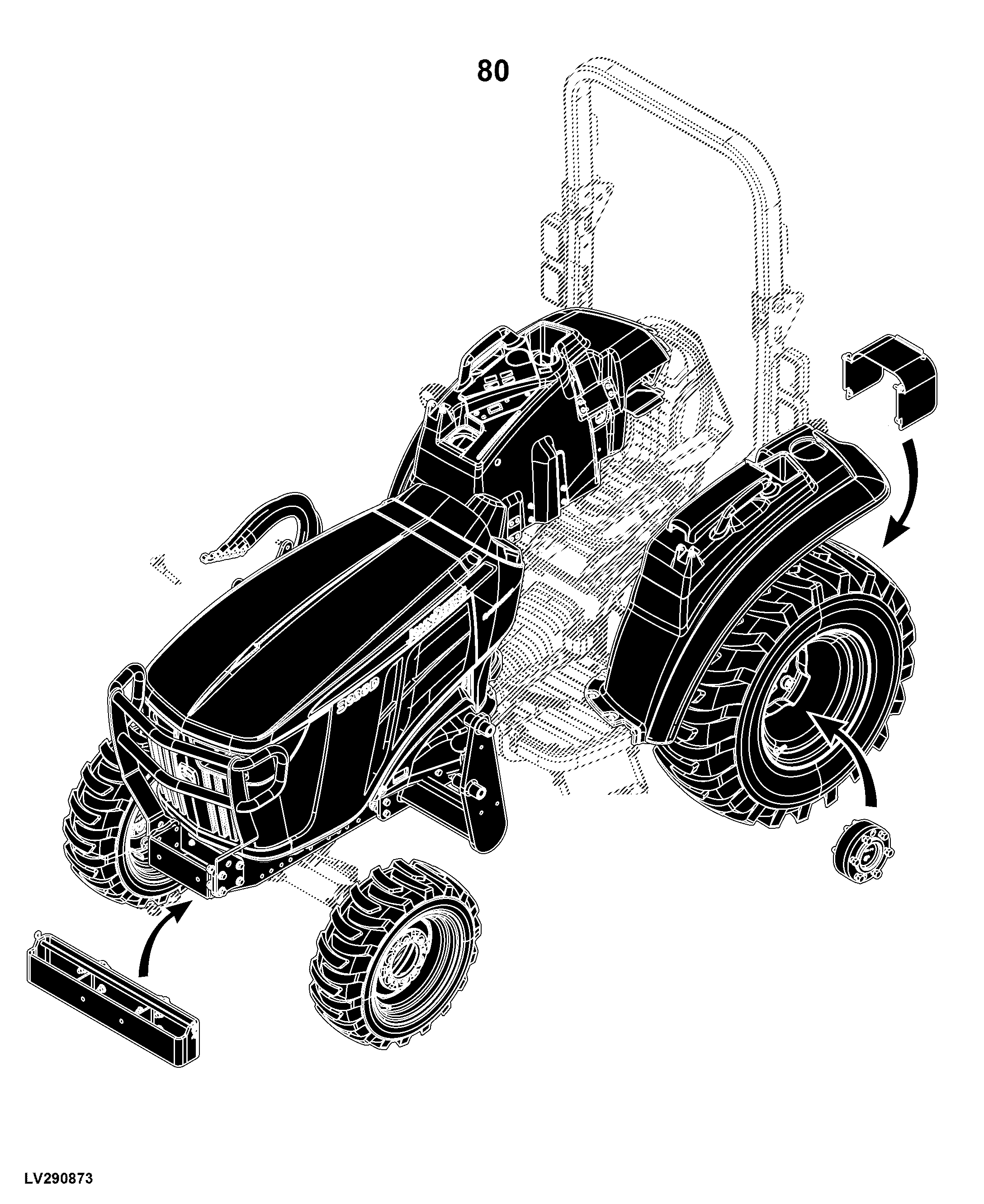 2032R Tractor (GH100008- )(North America Edition)