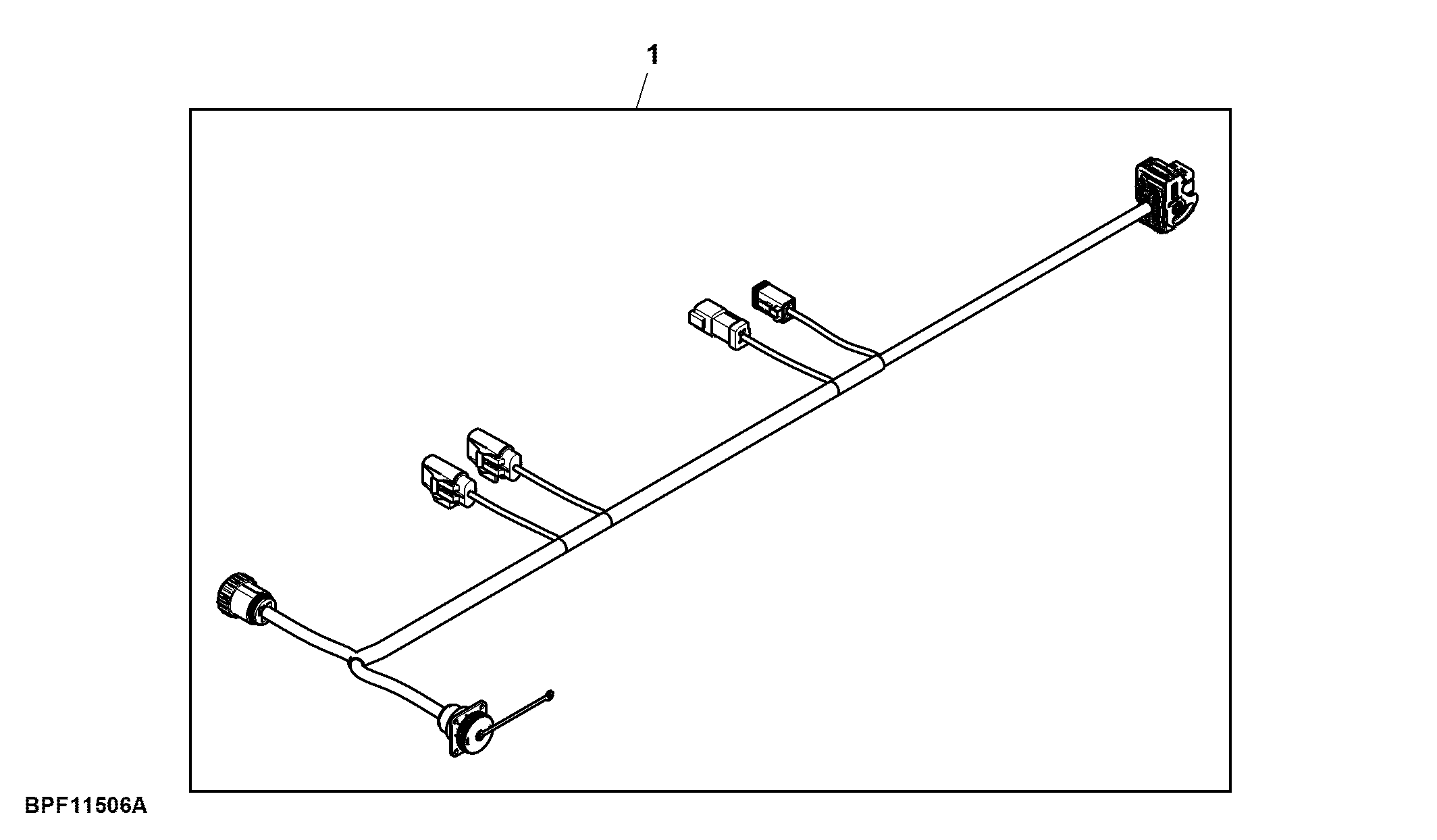 Attachment, Mobile RTK Harness for Integrated GreenStar™ Machines