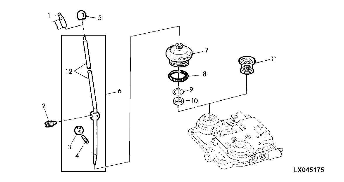 GEAR SHIFT LEVER (SYNCHRONIZED TRANSMISSION)