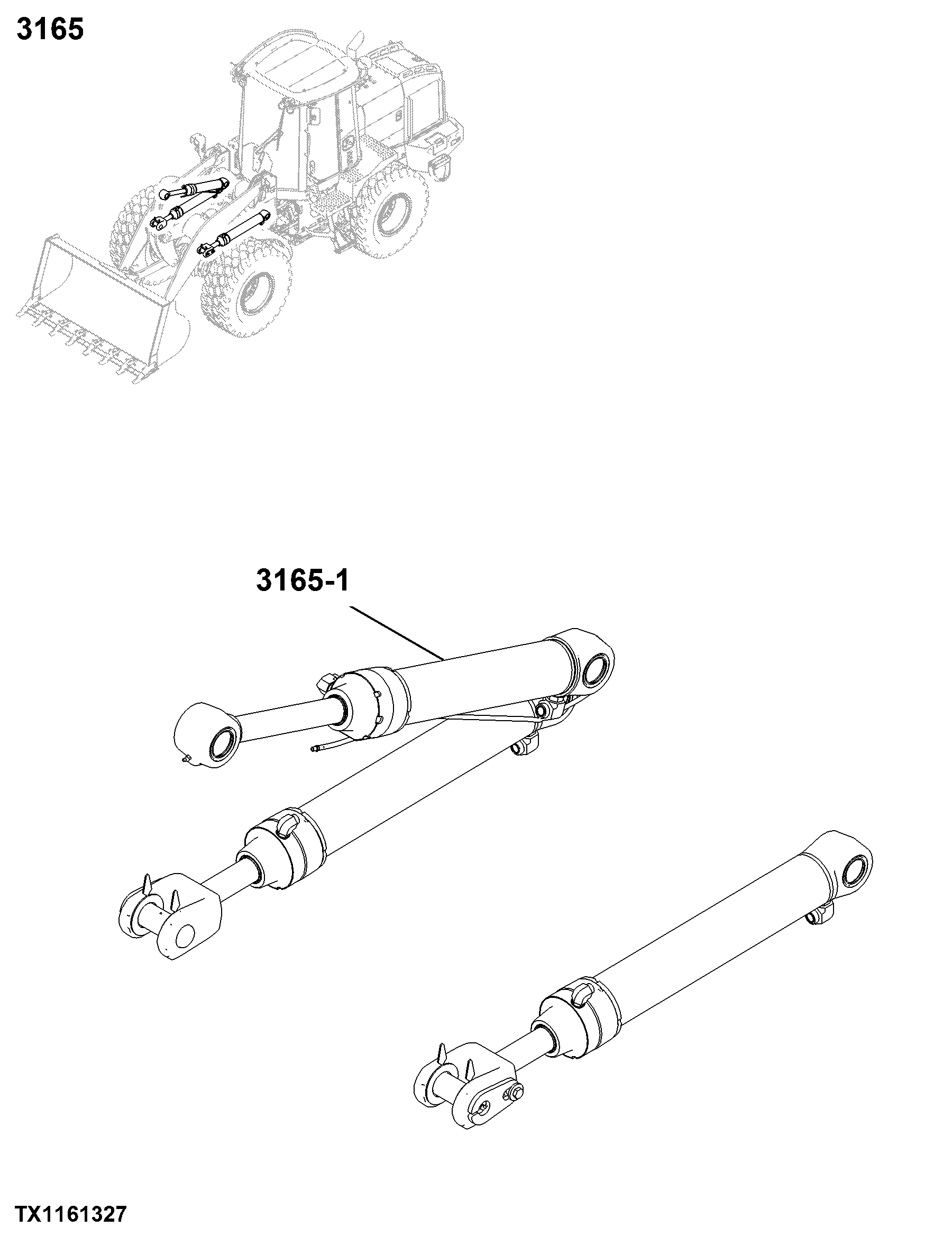 3165 Hydraulic Cylinders