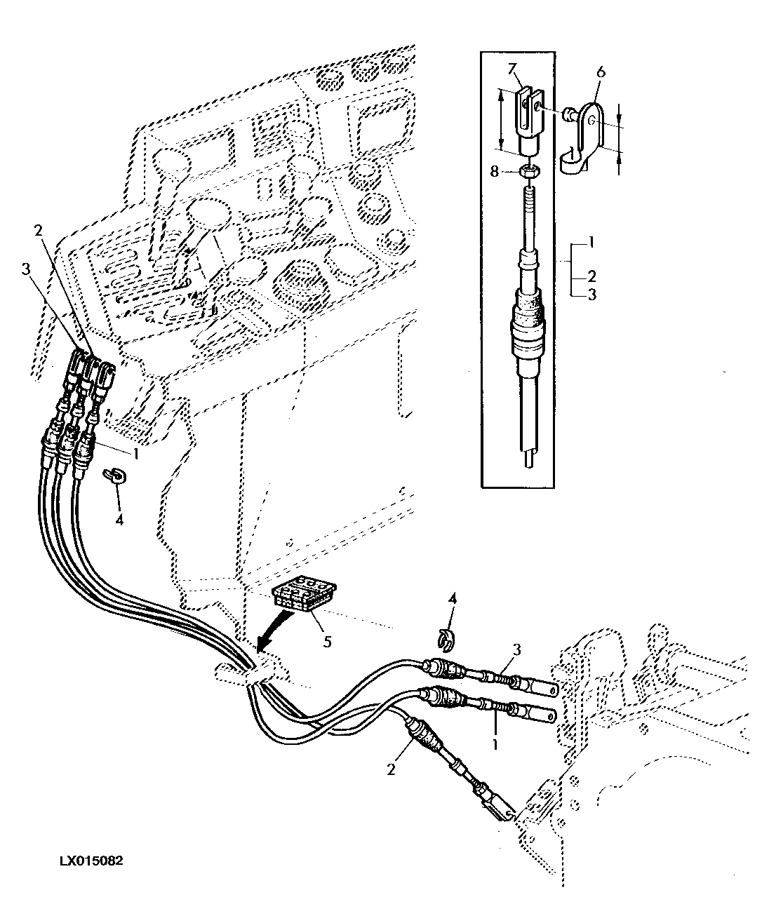 BOWDEN CABLES FOR RANGE SHIFT (POWRQUAD WITH REVERSER CONTROL AT SHIFT CONSOLE)