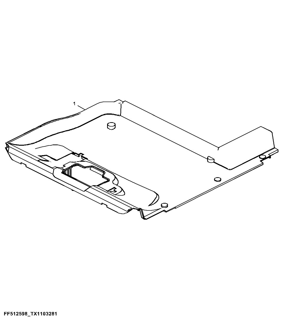 Floor Mat (Auxiliary Hydraulics)
