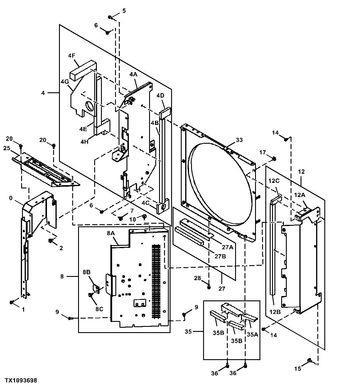 Cooling Package Compartment Panels (Units Built After May 2009) (XXXXXX - )
