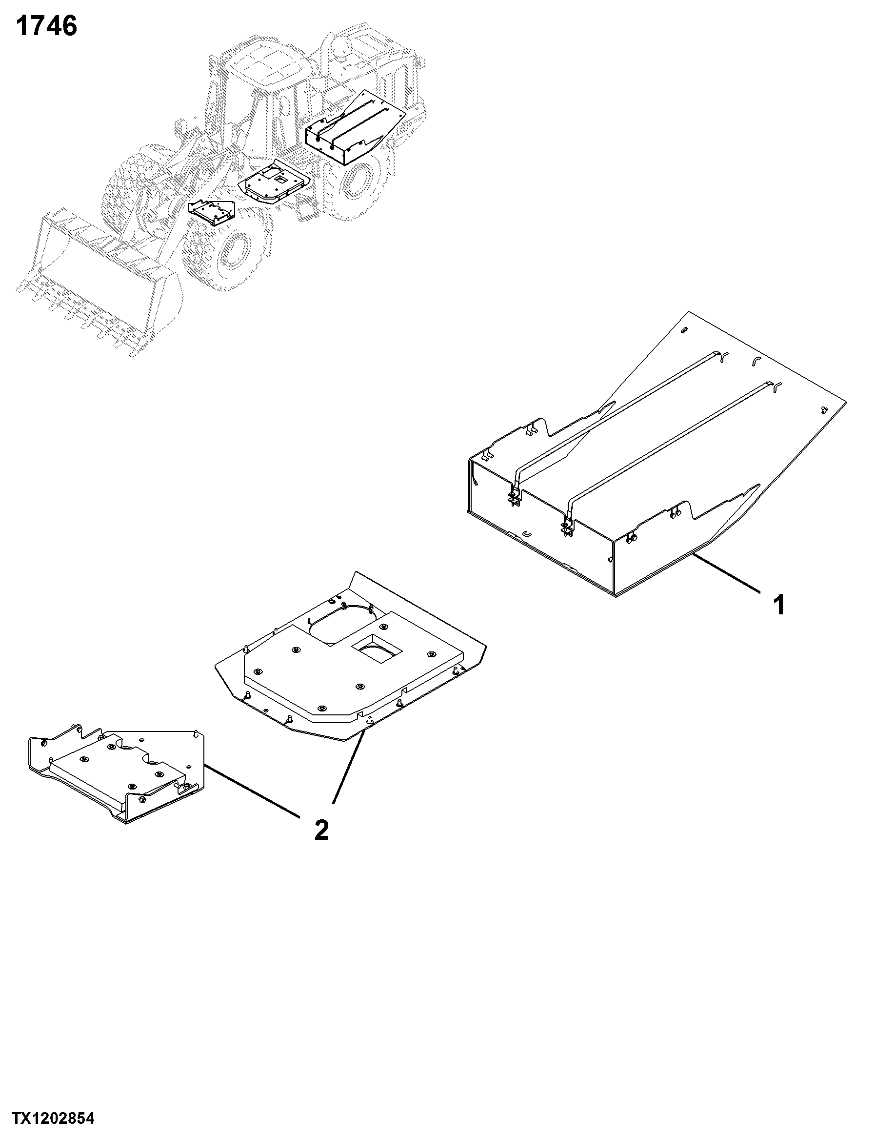 1746 Frame Bottom Guards