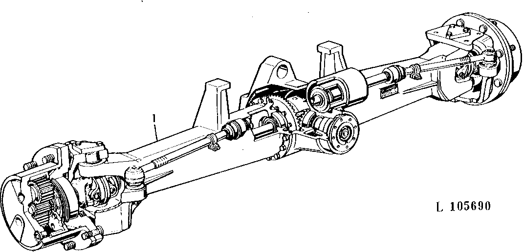 FWD-STEERING AXLE (APL 735)