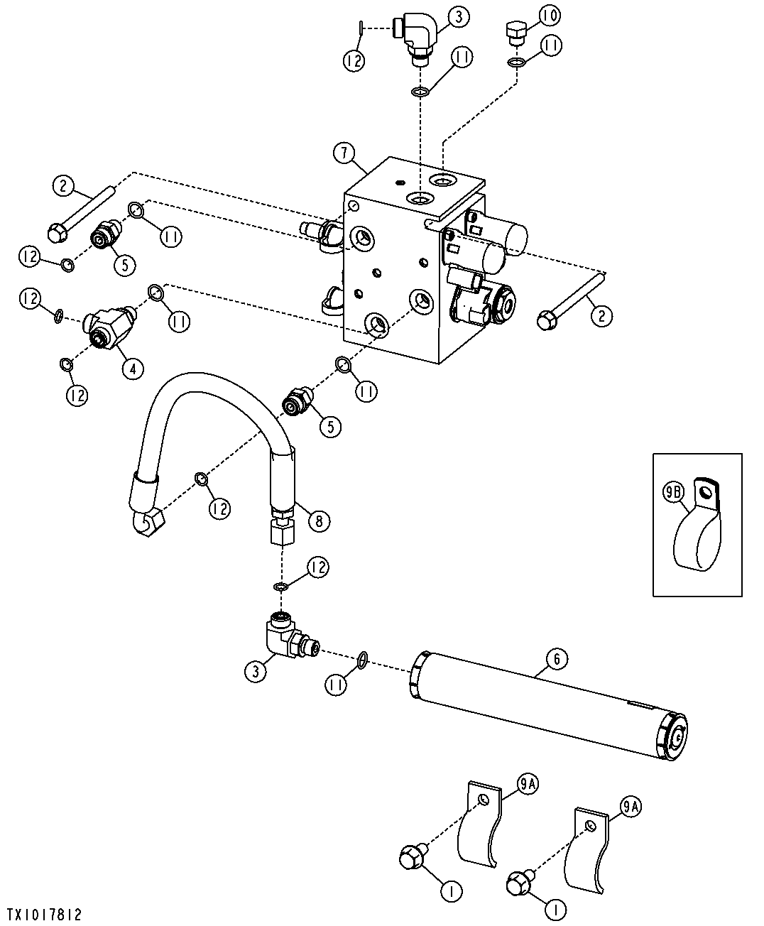 PRESSURE REGULATOR VALVE FITTINGS (SN 590068- )
