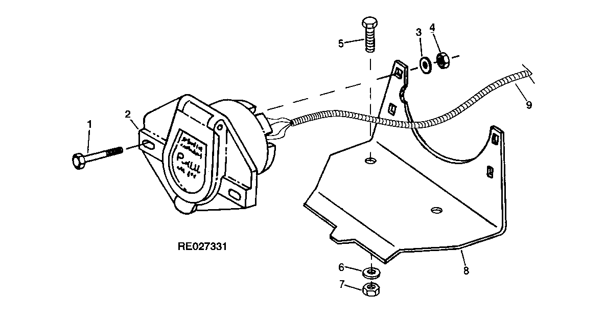 7-Terminal Electrical Outlet Socket (North American Version)