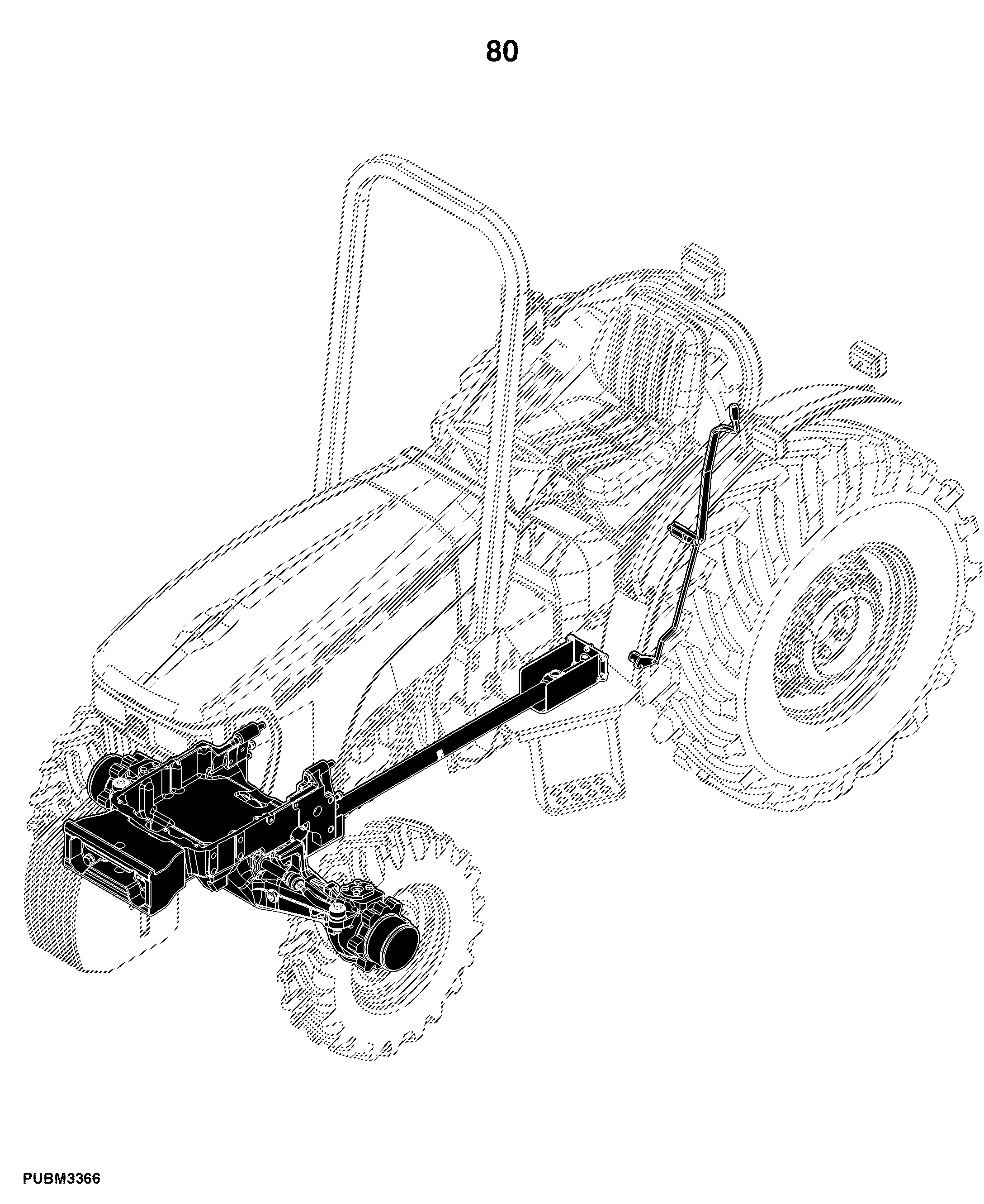 5075EF Tractor (Engine: 3029TPY60)(South American Edition)