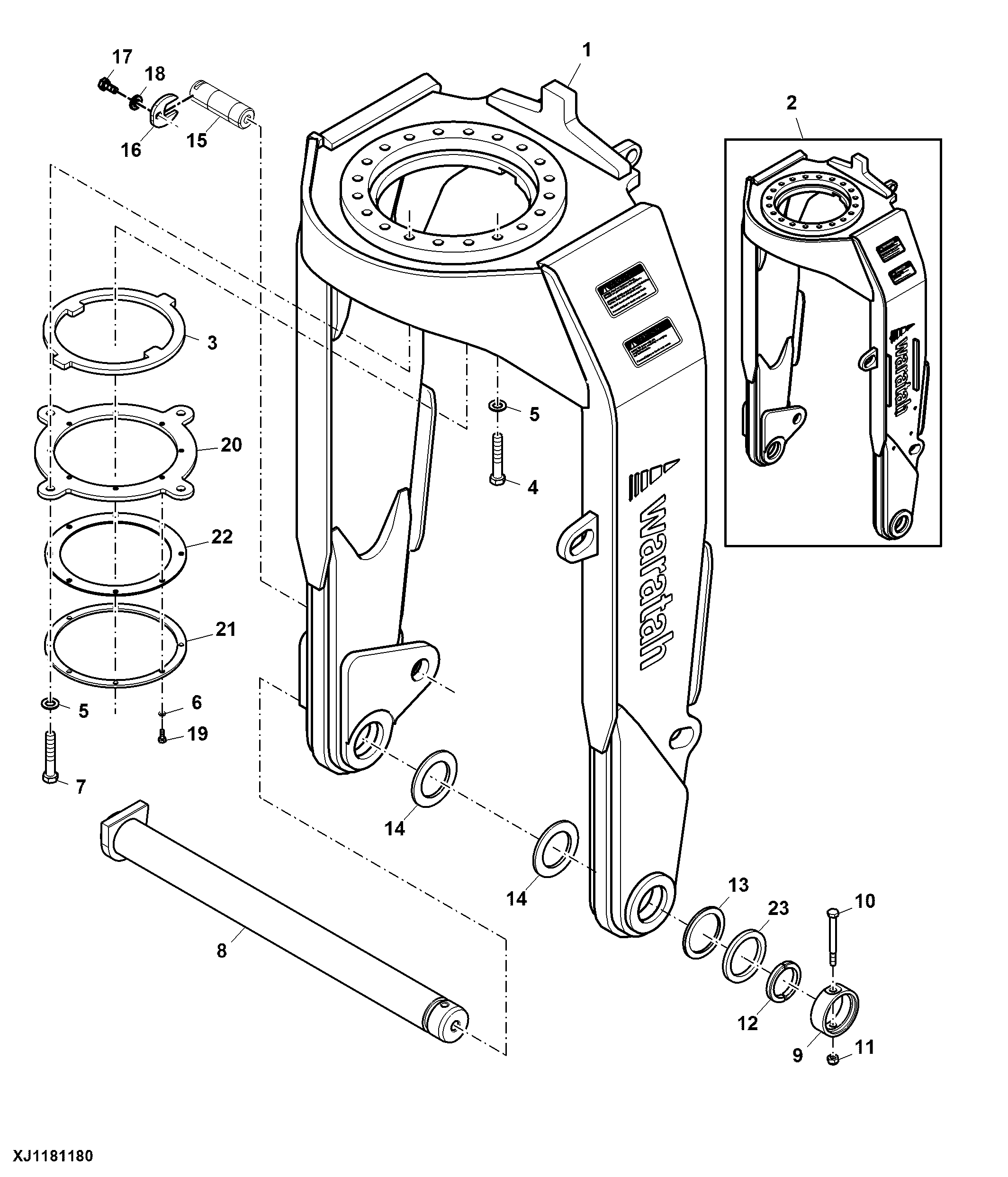Tilt Frame (Continuous Rotation And Thru Hosing)