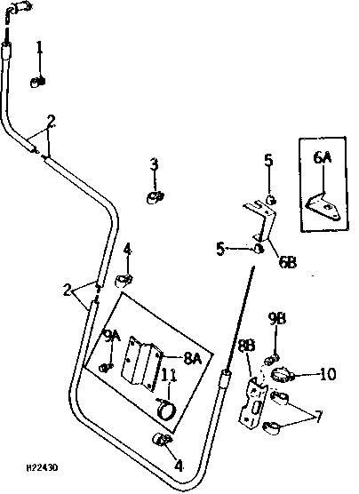 RELATIVE GROUND SPEED INDICATOR CABLE ( - 105800)