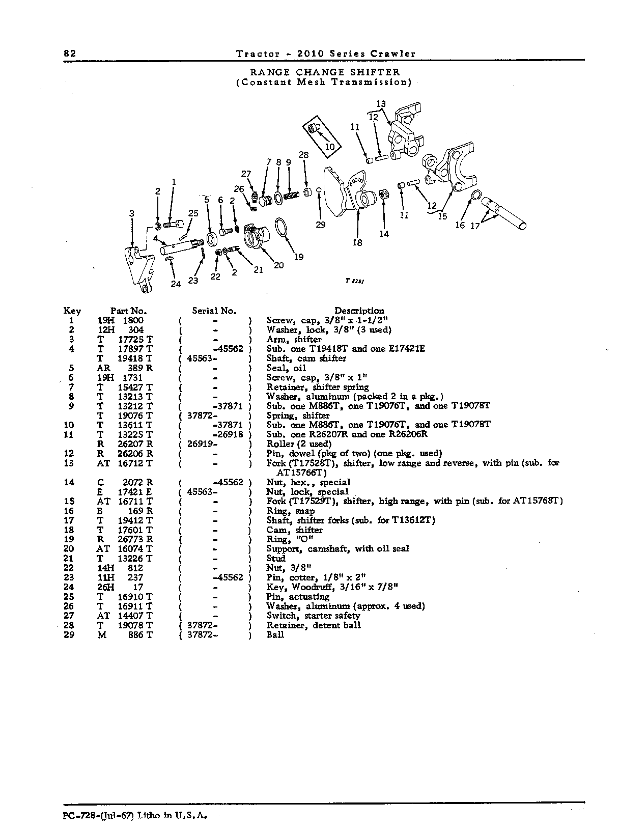 Shifter linkage (Continued)