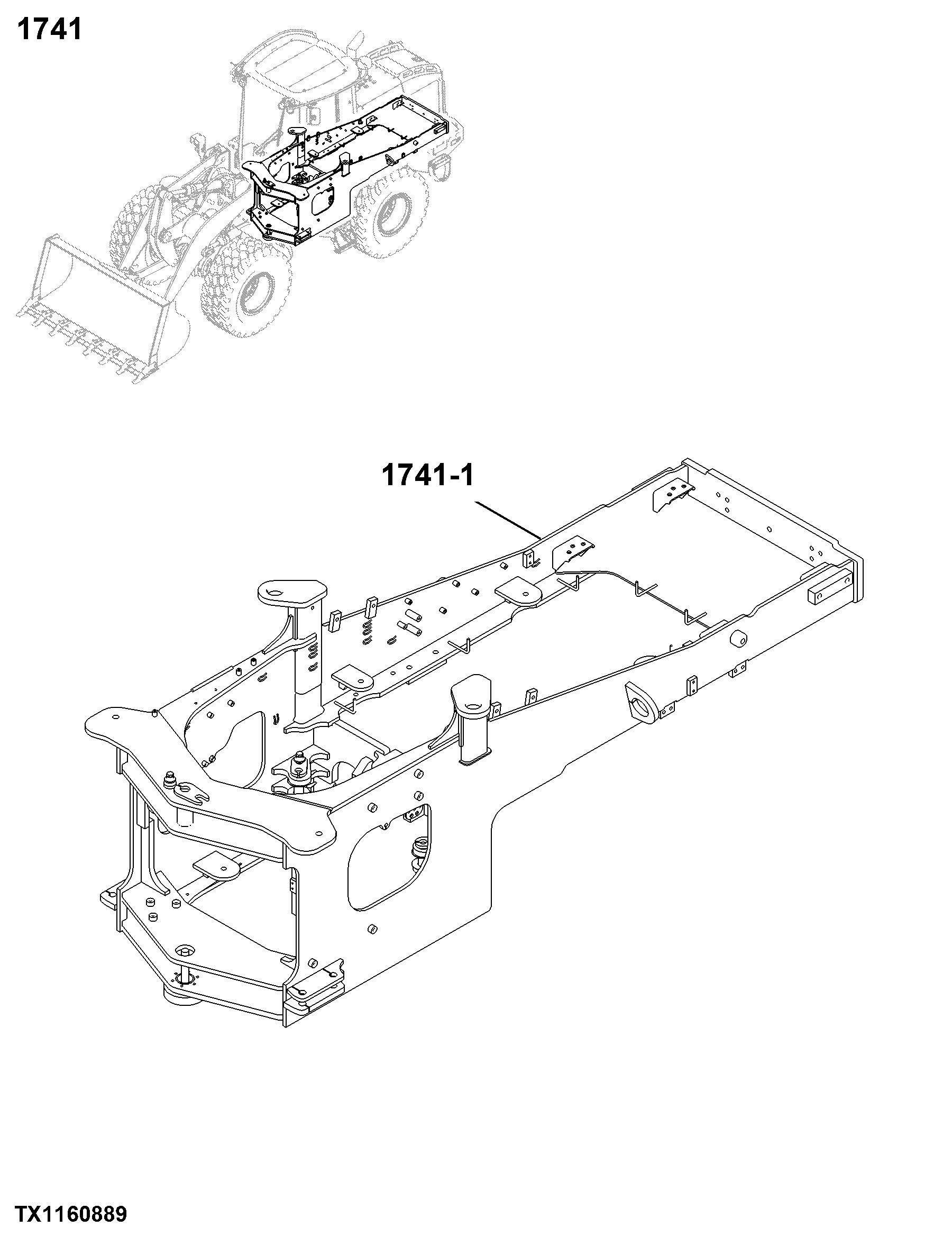 1741 Engine Or Main Frame