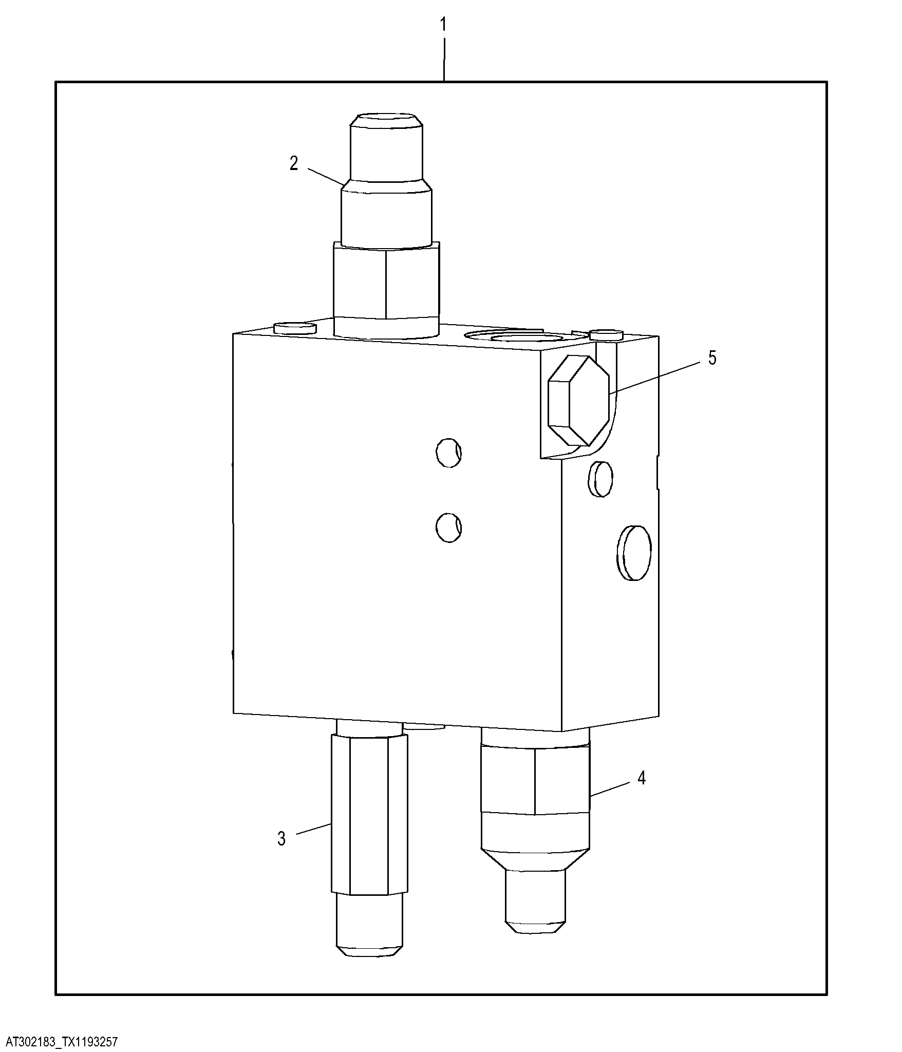 Controlled Load Lowering Device Valve, Boom Cylinder
