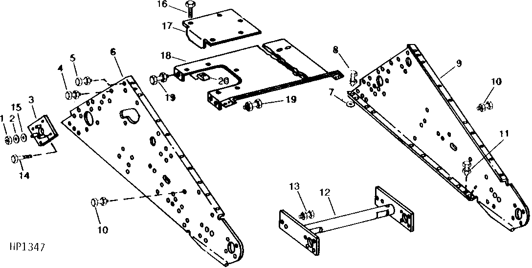 Feeder House Side Sheets and Frame (507051 - )