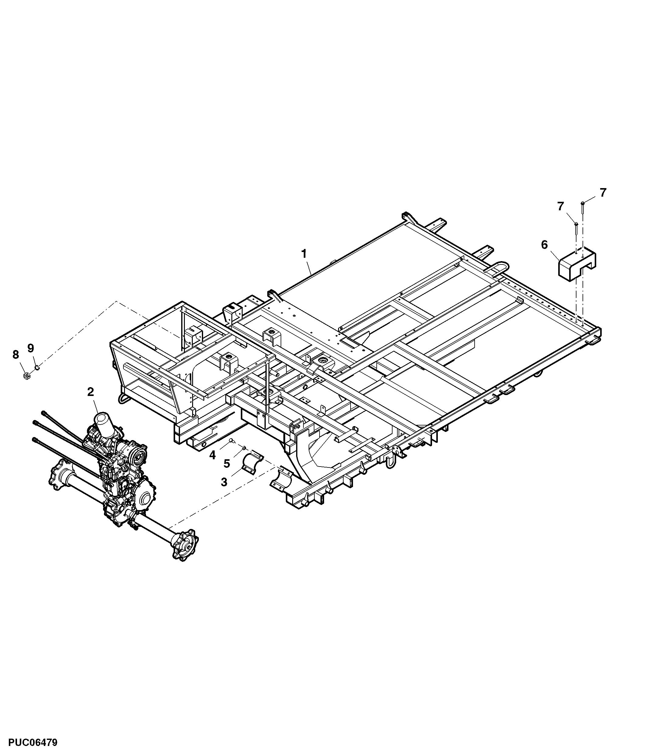 Rotator and Gear Assembly, XinChai 498BT Engine Version