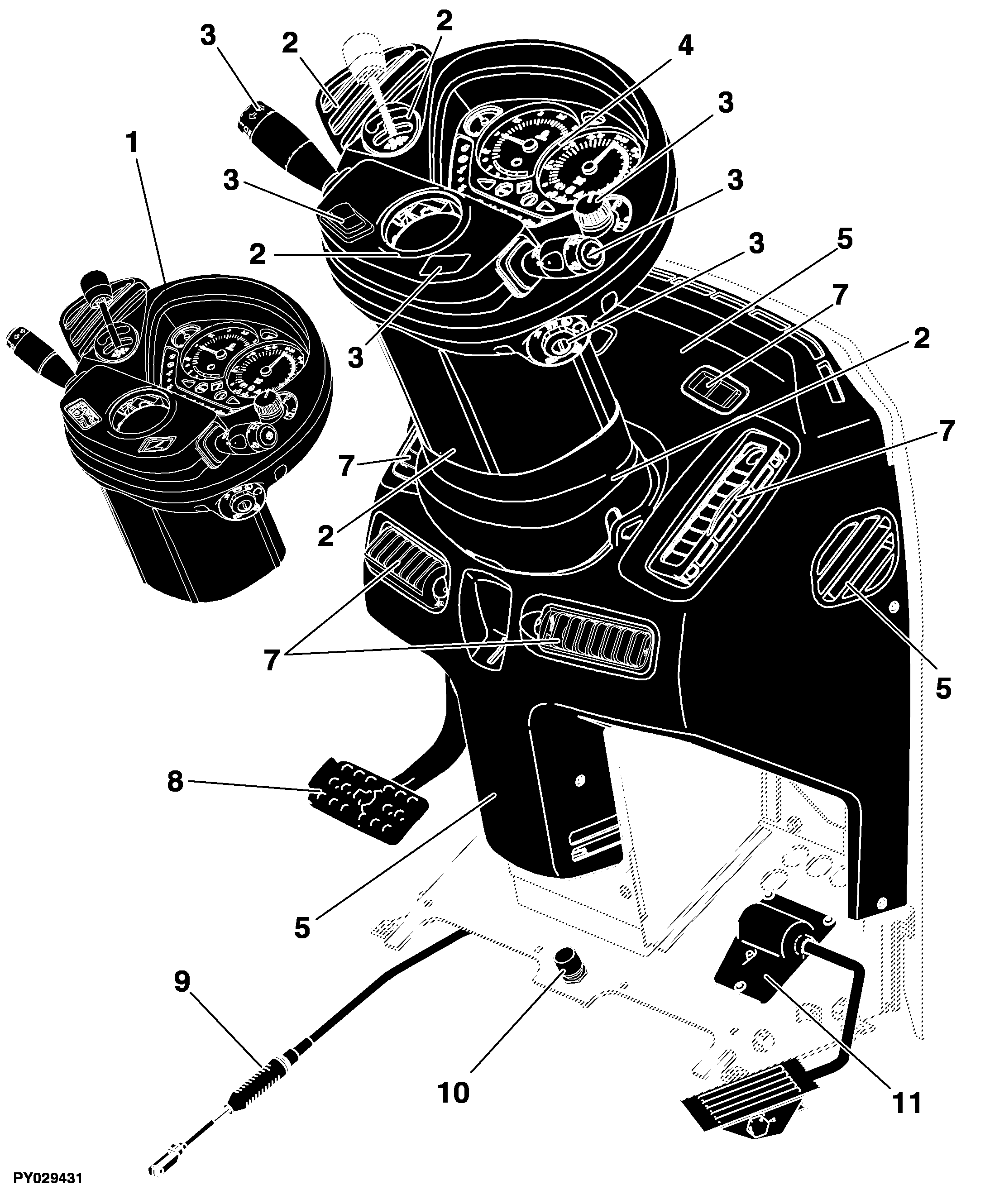 93 Operators Station, Controls And Accessories