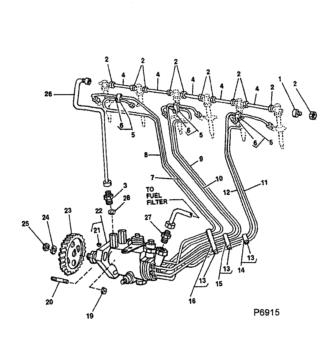 FUEL INJECTION PUMP/FUEL LINES (12 VOLTS-LUCAS)