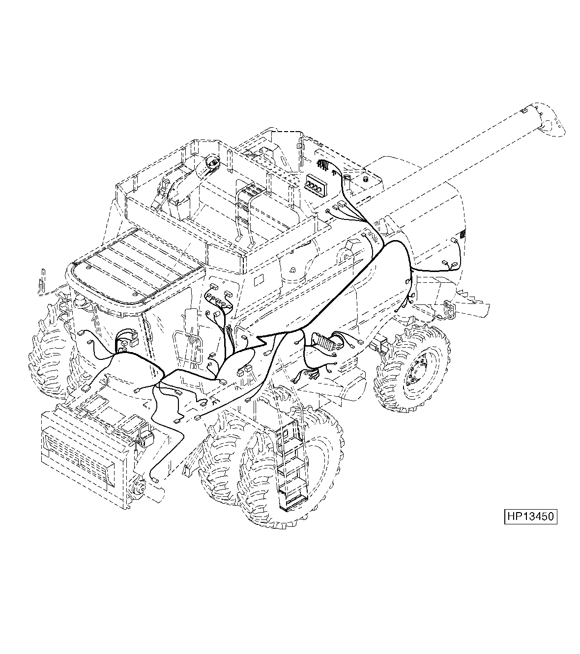 L.H. Main Wiring Harness - Reference