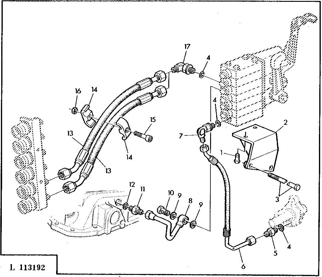 OIL LINES-SELECTIVE CONTROL VALVES FOR GP-TRACTORS