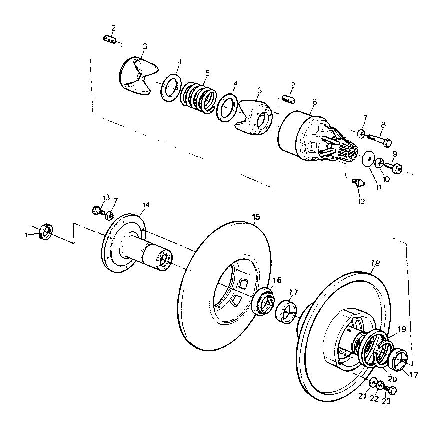 VARIABLES CYLINDER SHAVES WITH POSI-TORQ - CYLINDER PULLEY