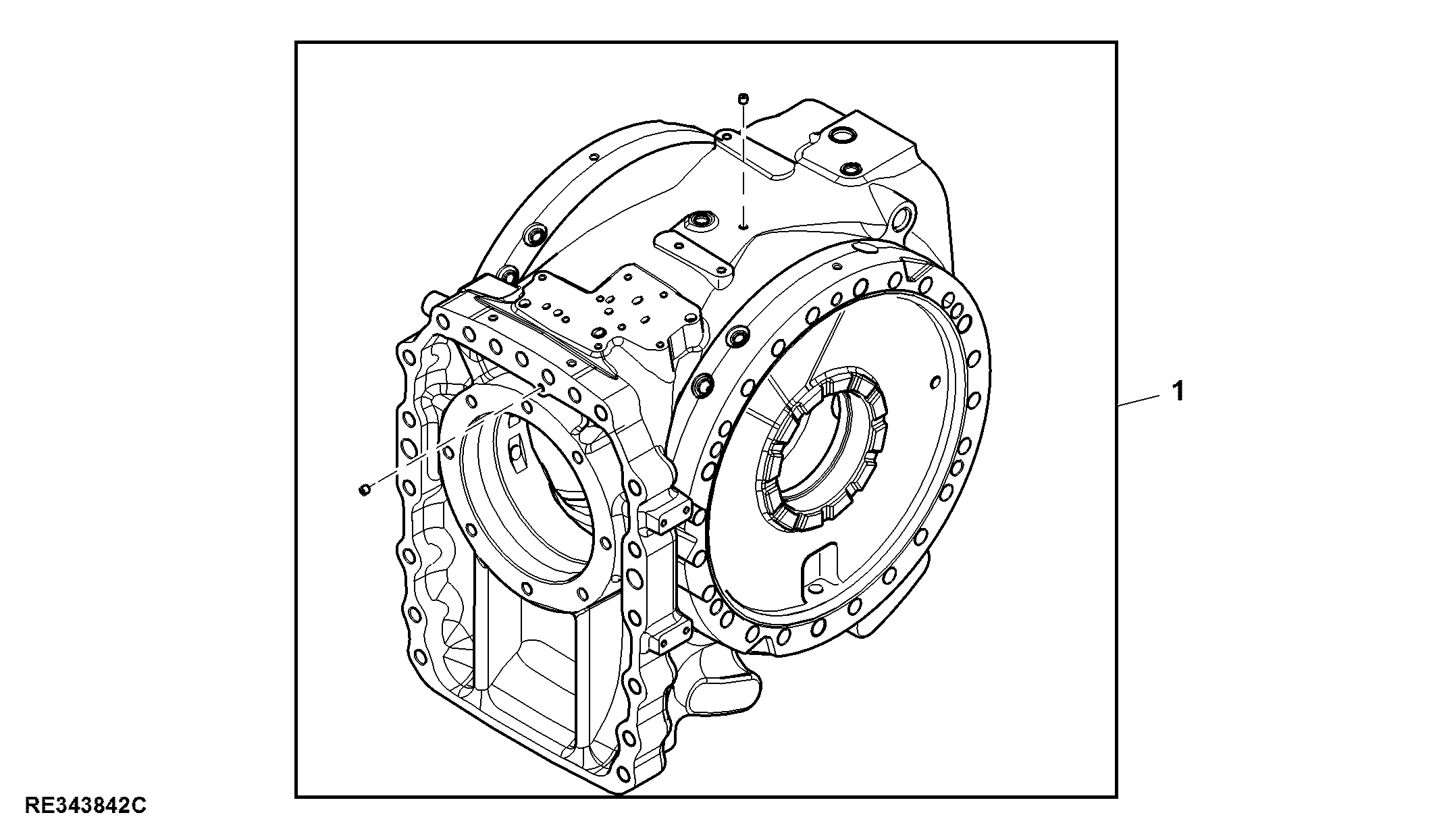 Case, Differential and Side Covers, Double Reduction