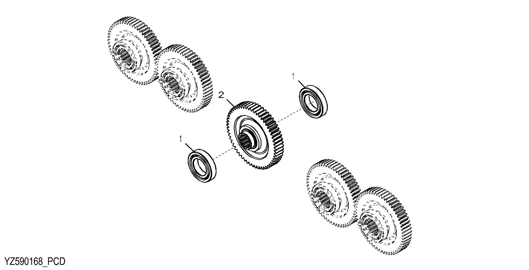 YZ590168 Gear Group