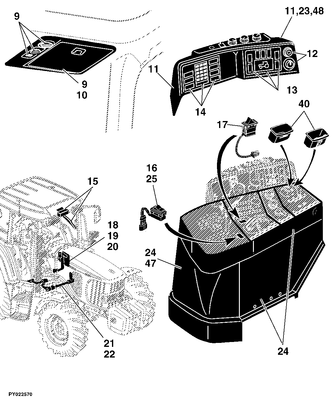 93 Operators Station, Controls And Accessories