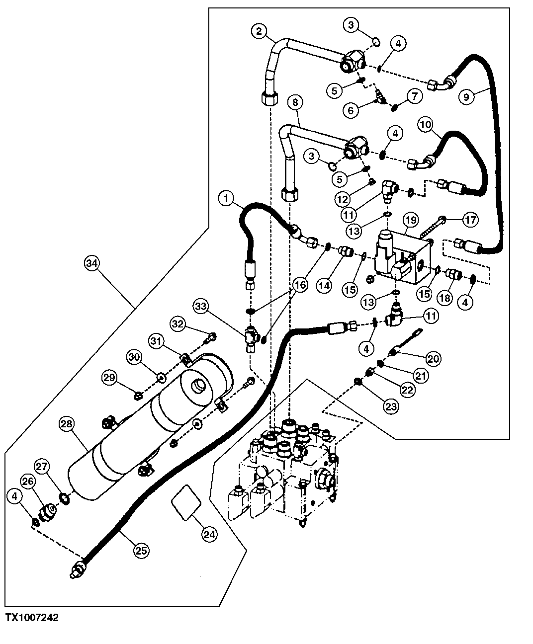 Ride Control and Hydraulic Hoses ( - 568712)