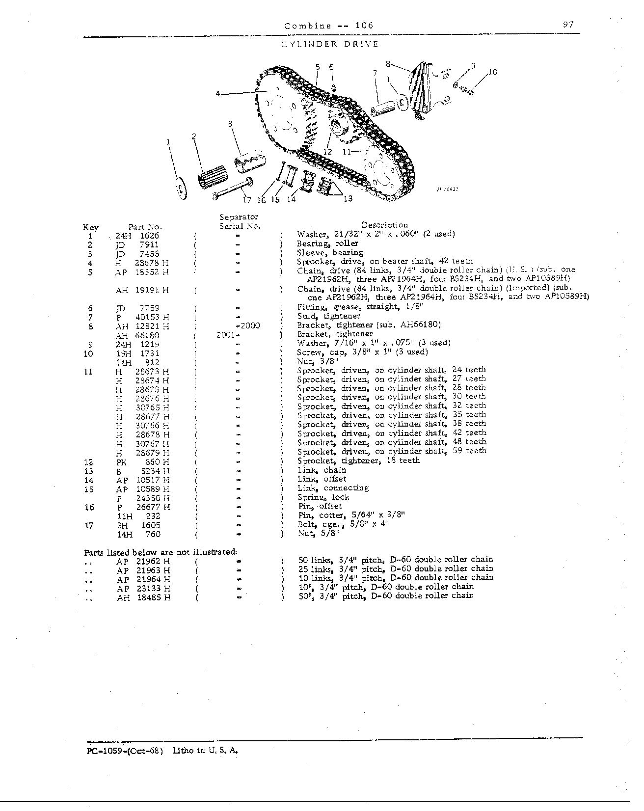 Drives and Separator Shields (Continued)