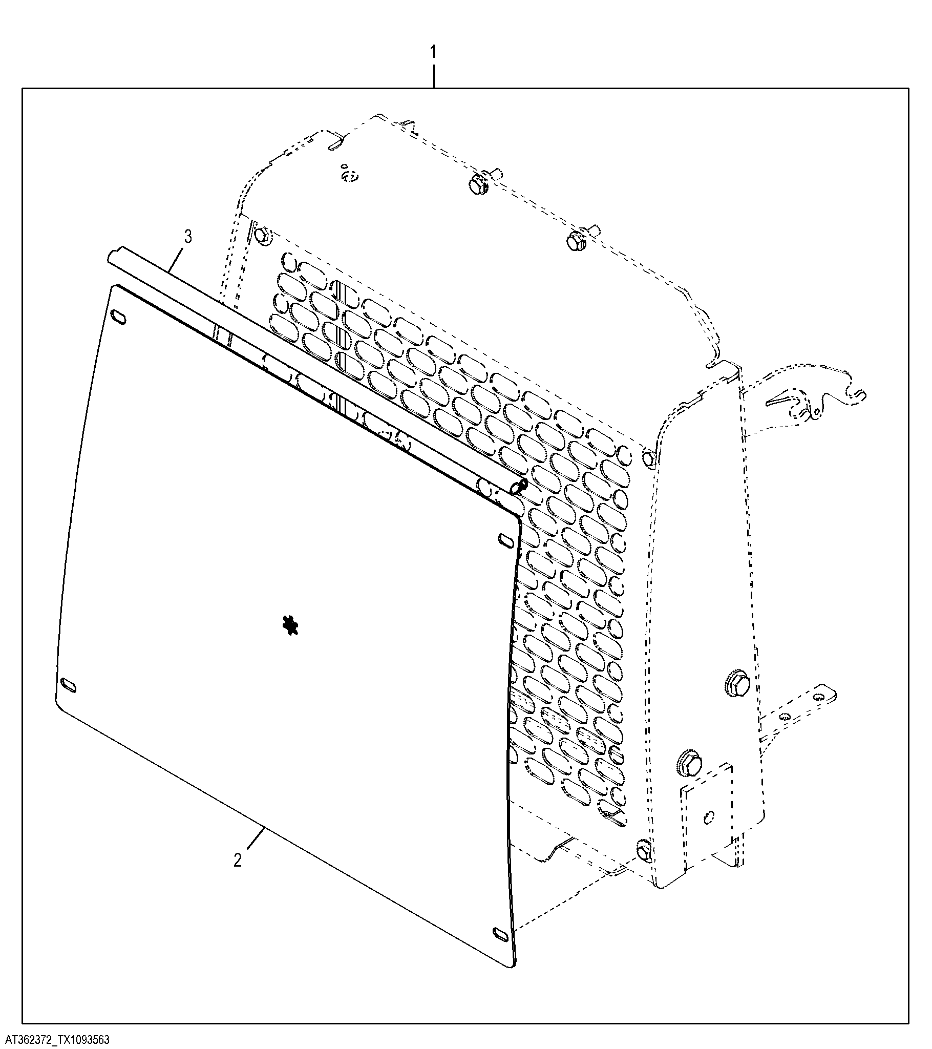 Trash Screen (Engine 6068HT067) (172185 - )