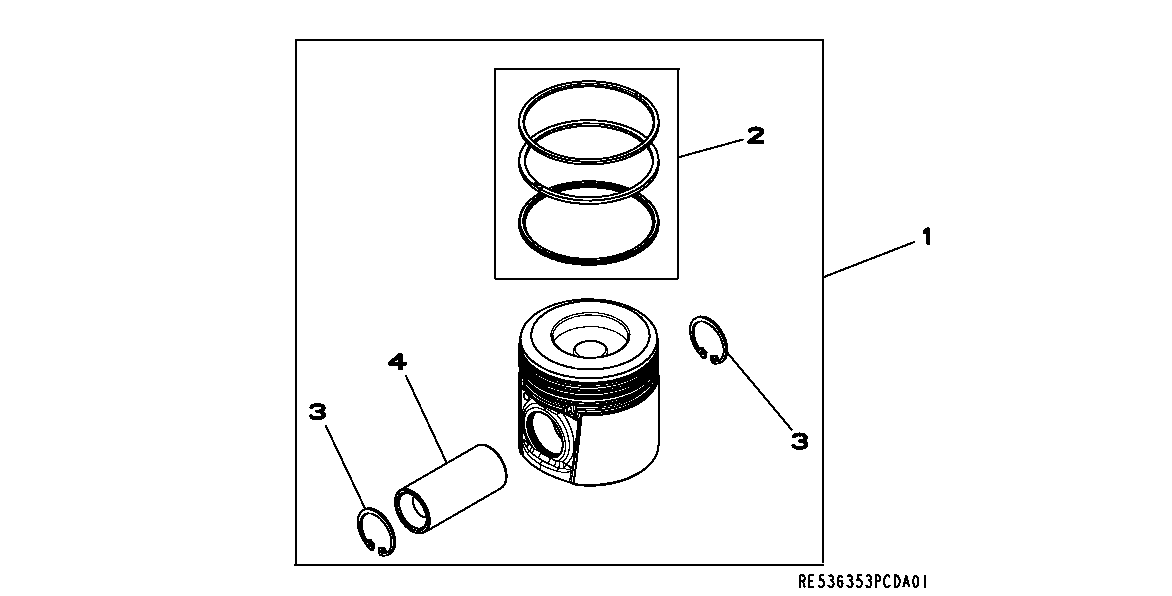9901 PISTON/PISTON RING KIT STD