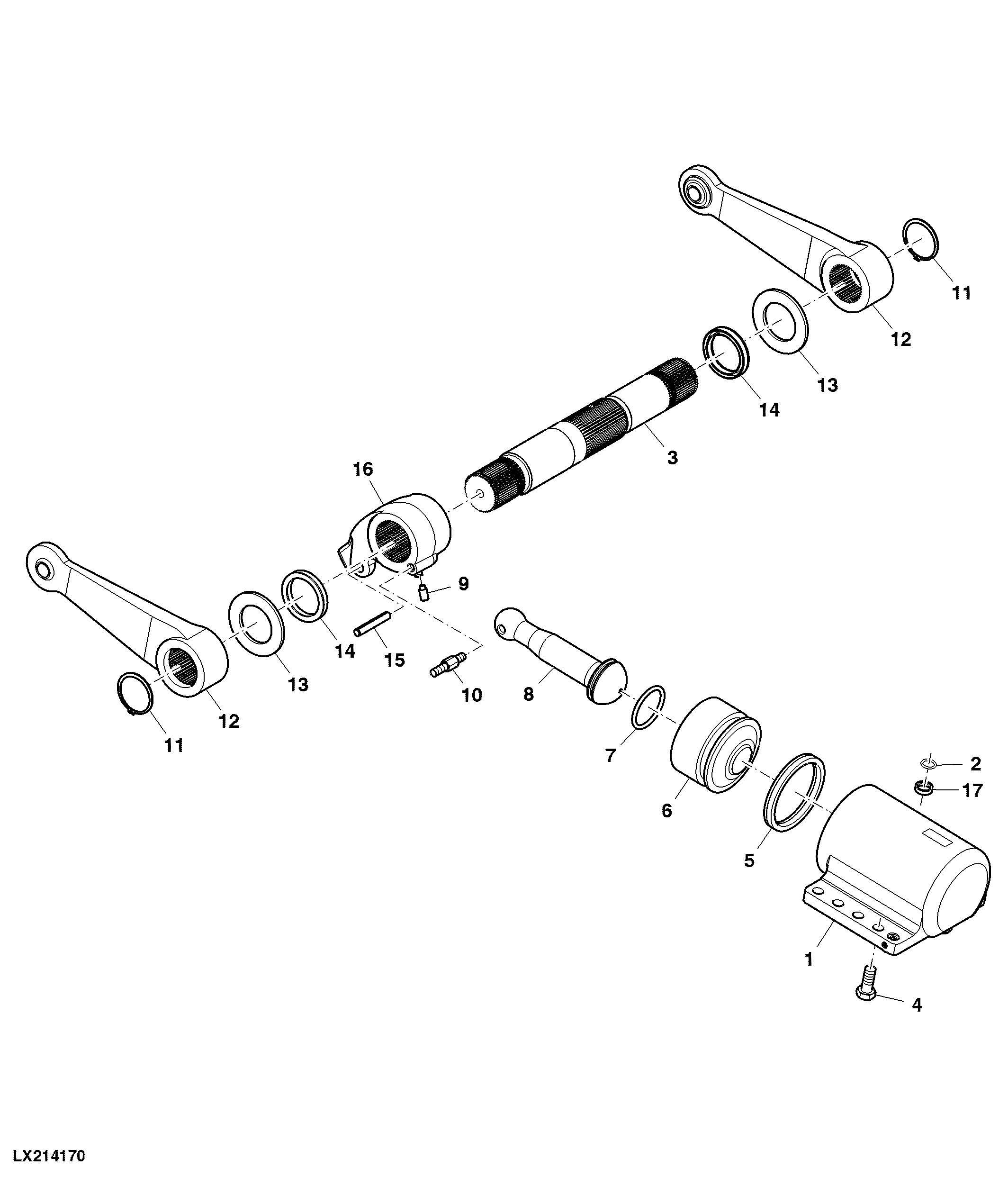 Rockshaft, Lift Arms / Piston, Electrical ( - x09159)