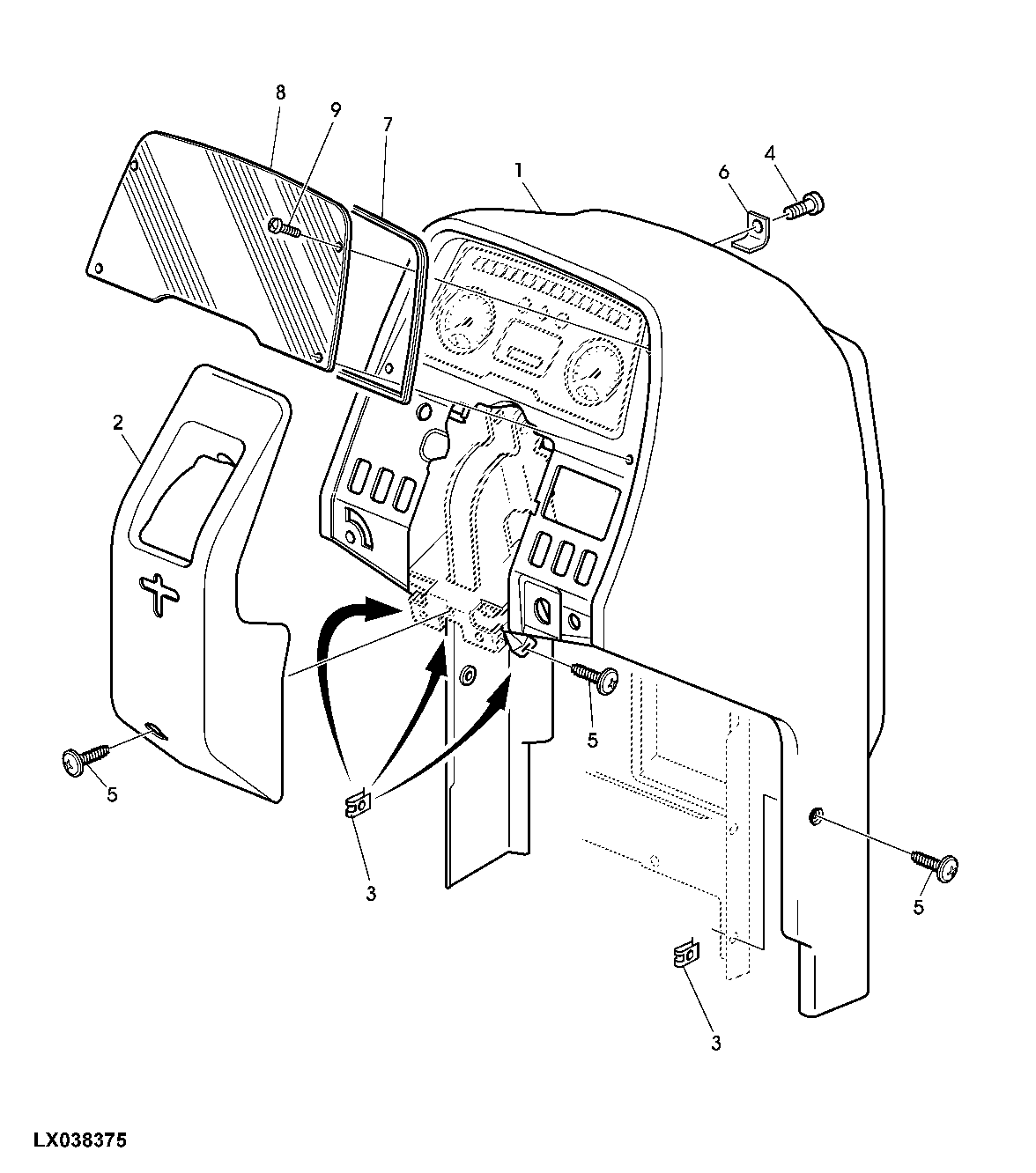 COWL FOR OPEN OPERATOR'S STATION (LOW PROFILE)