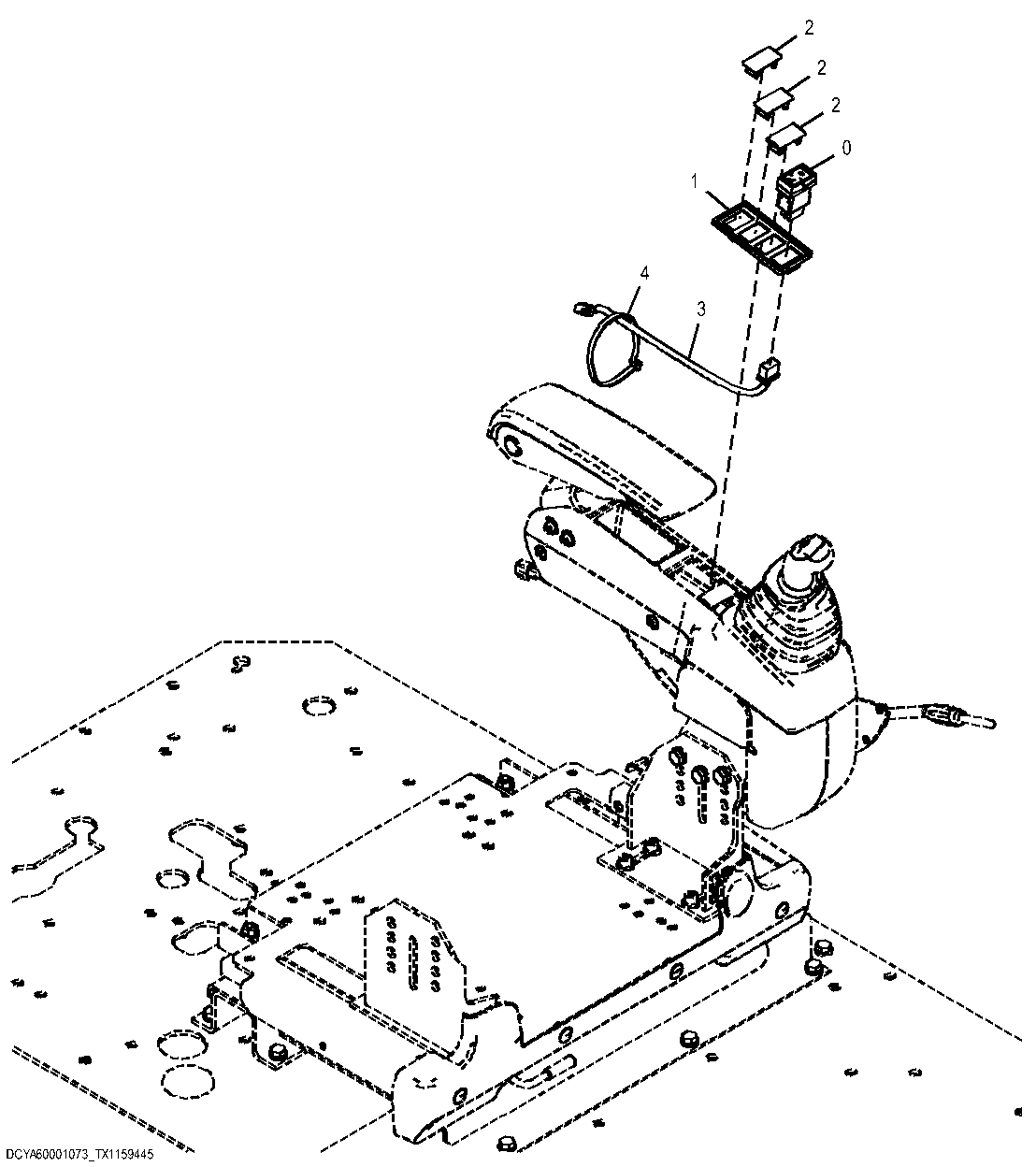 Travel Motion Alarm Switch and Wiring Harness