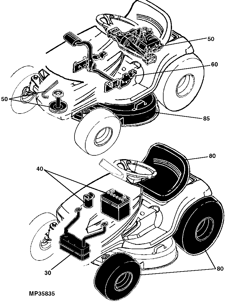 L2048 Scotts Lawn Tractor with 48-inch Mower Deck