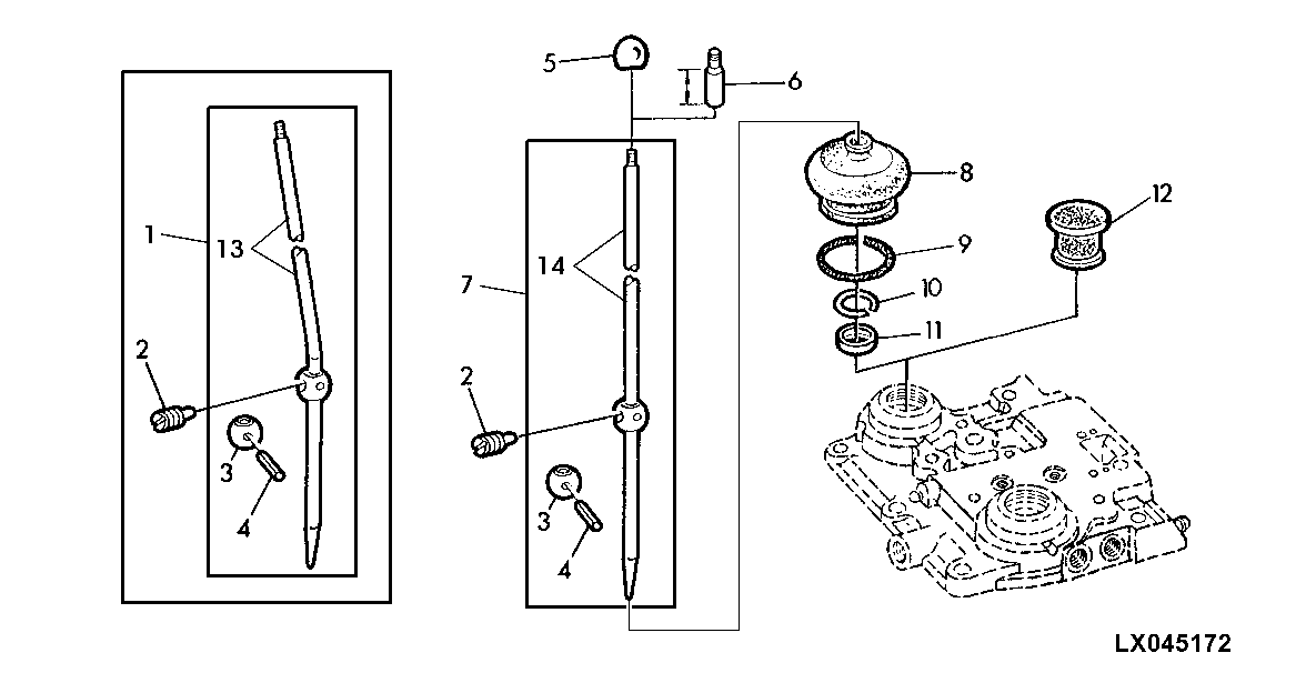 GEAR SHIFT LEVER (SYNCHRONIZED TRANSMISSION)