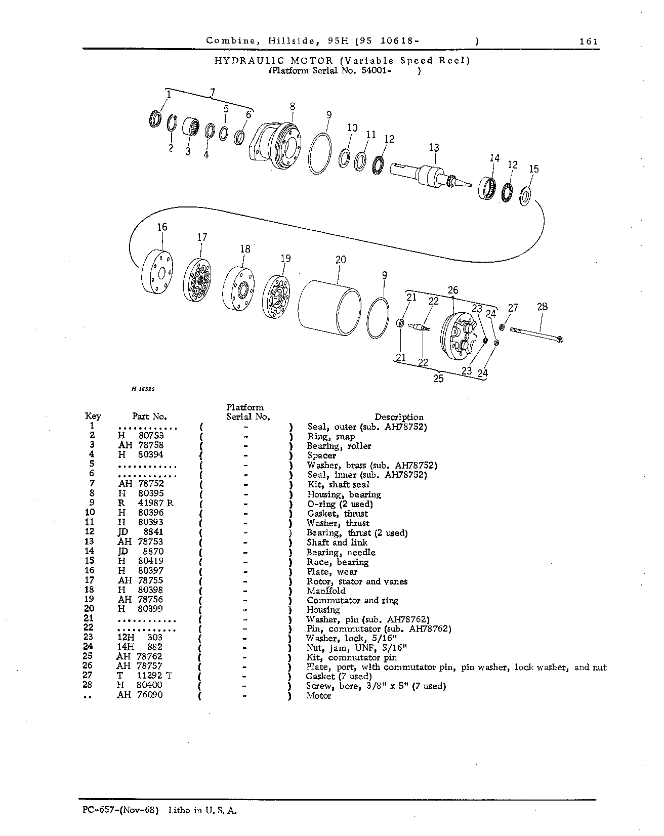 Variable Speed Reel Hydraulics (Continued)