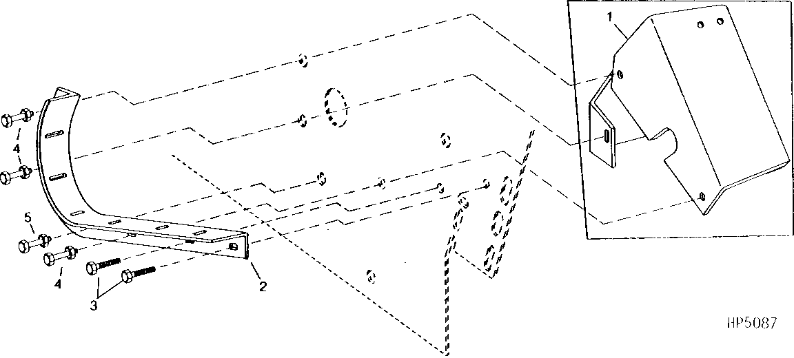 LOWER TROUGH SUPPORT AND TAILINGS DRIVE BRACKET