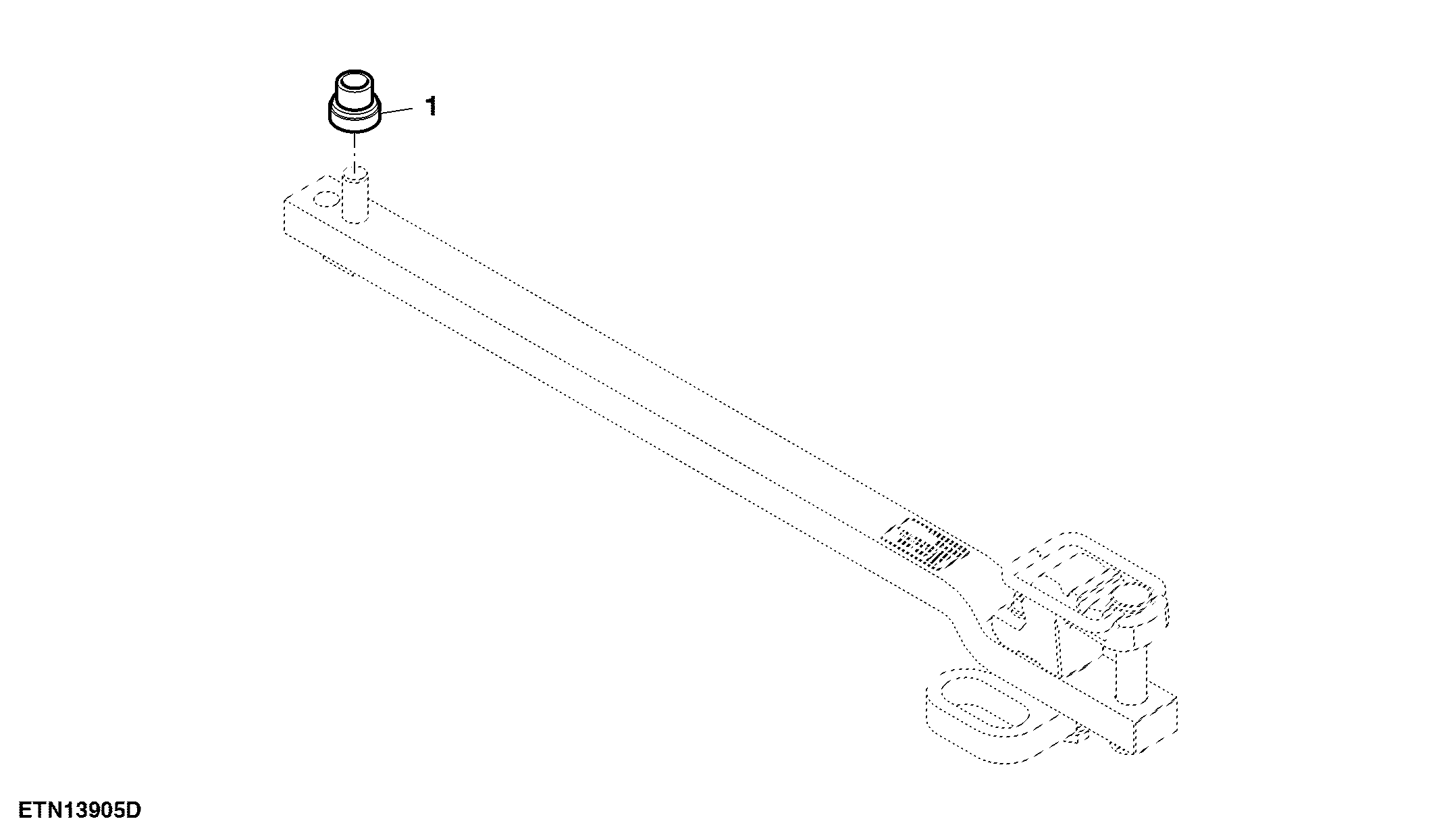 Drawbar Support, Front, Category 3, W/ Stabilizers
