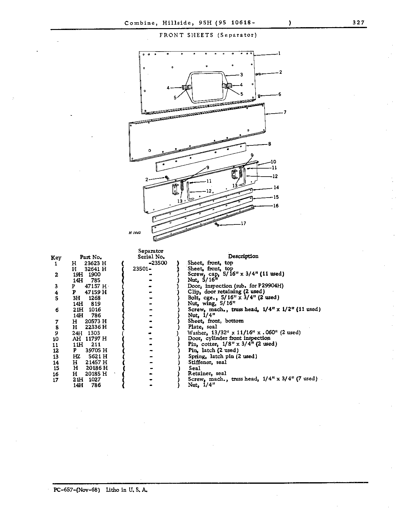 Separator Sheets and Frame