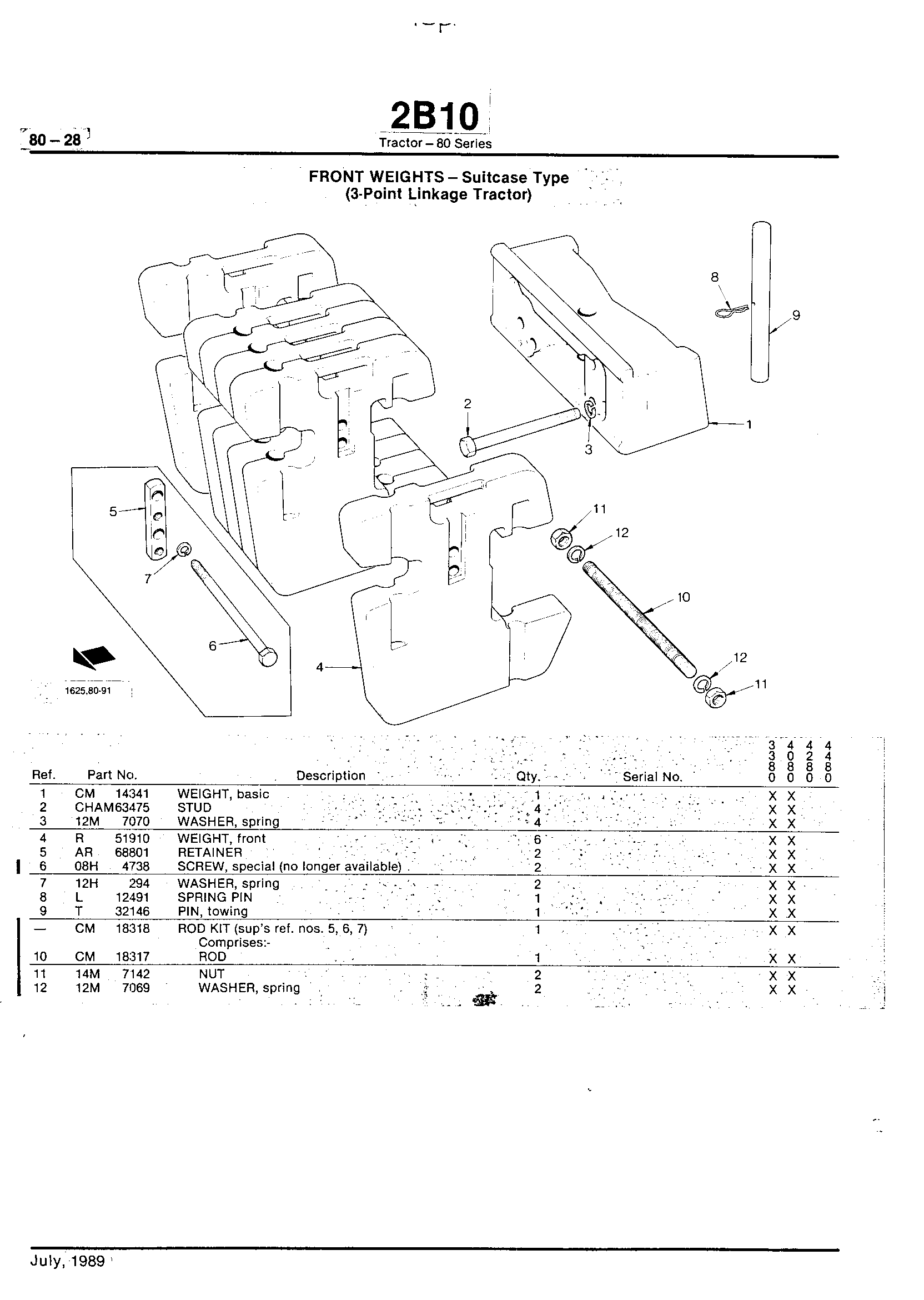 Wheels, Front Axle, Sheet Metal, Misc. Front Weights