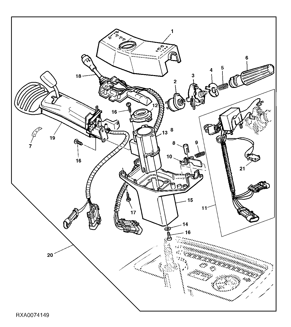 Multi-Function Unit With ELECTR. Reverser Control (IVT)